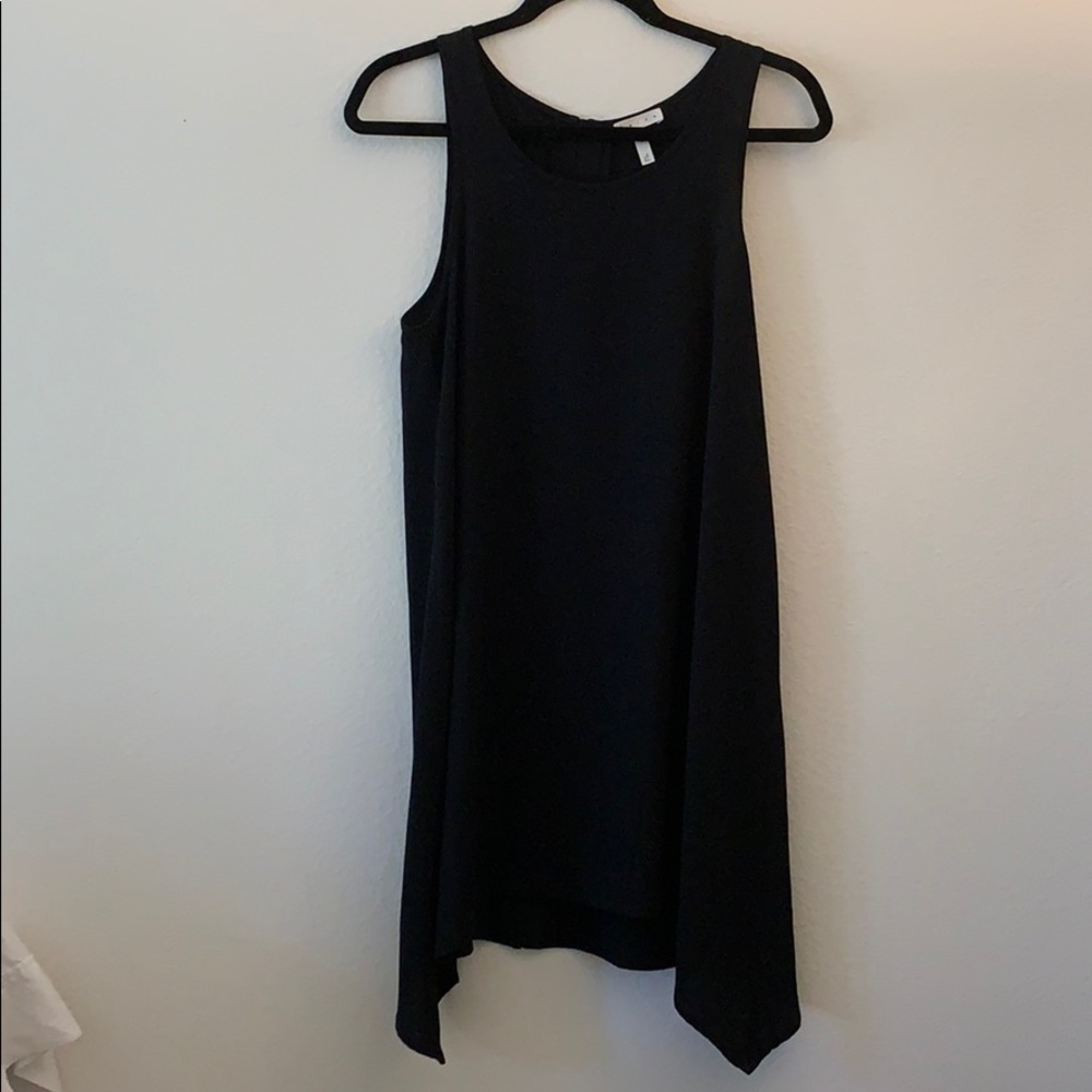 Leith black tank dress